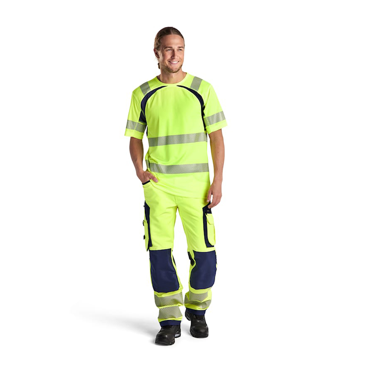 Παντελόνι Εργασίας Υψηλής Ορατότητας Hi-Vis 4-Way Stretch 1197 1642 με CORDURA® – EN ISO 20471 Class 2 - Image 8