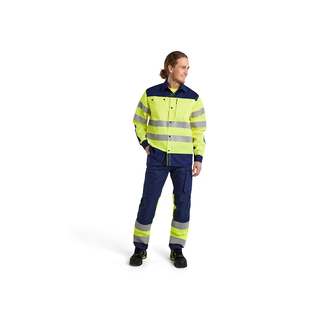 Παντελόνι Εργασίας Υψηλής Ορατότητας Hi-Vis Stretch 1551 1811 με CORDURA® – EN ISO 20471 Class 1 - Image 20
