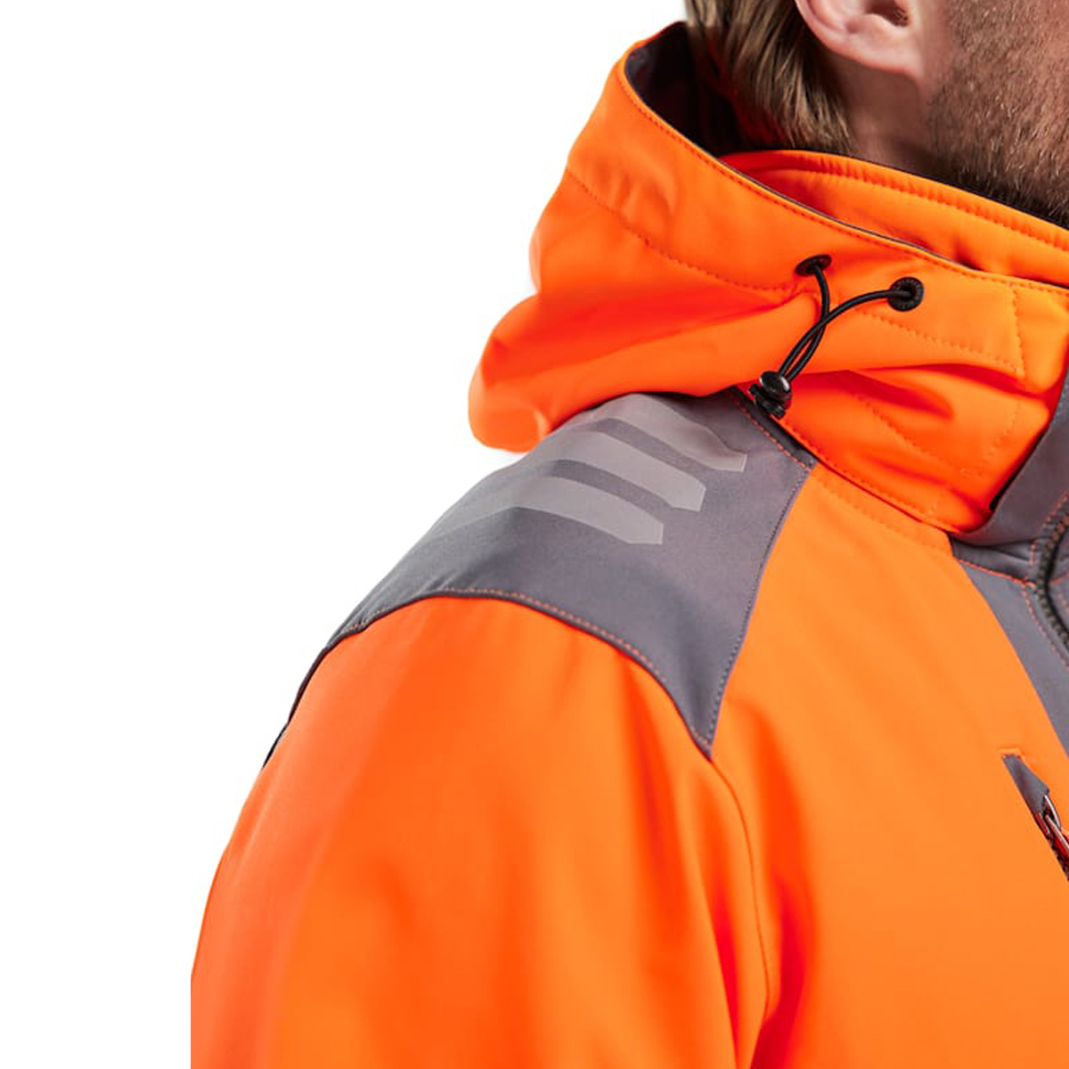 Μπουφάν Εργασίας Softshell Υψηλής Ορατότητας Hi-Vis 4491 2513 – Waterproof & EN ISO 20471 Class 2/3 - Image 5
